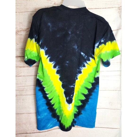 Gildan Ultra Cotton Medium Crew Neck Grateful Dead Skeleton Graphics Tie Dye Sho - Picture 13 of 16